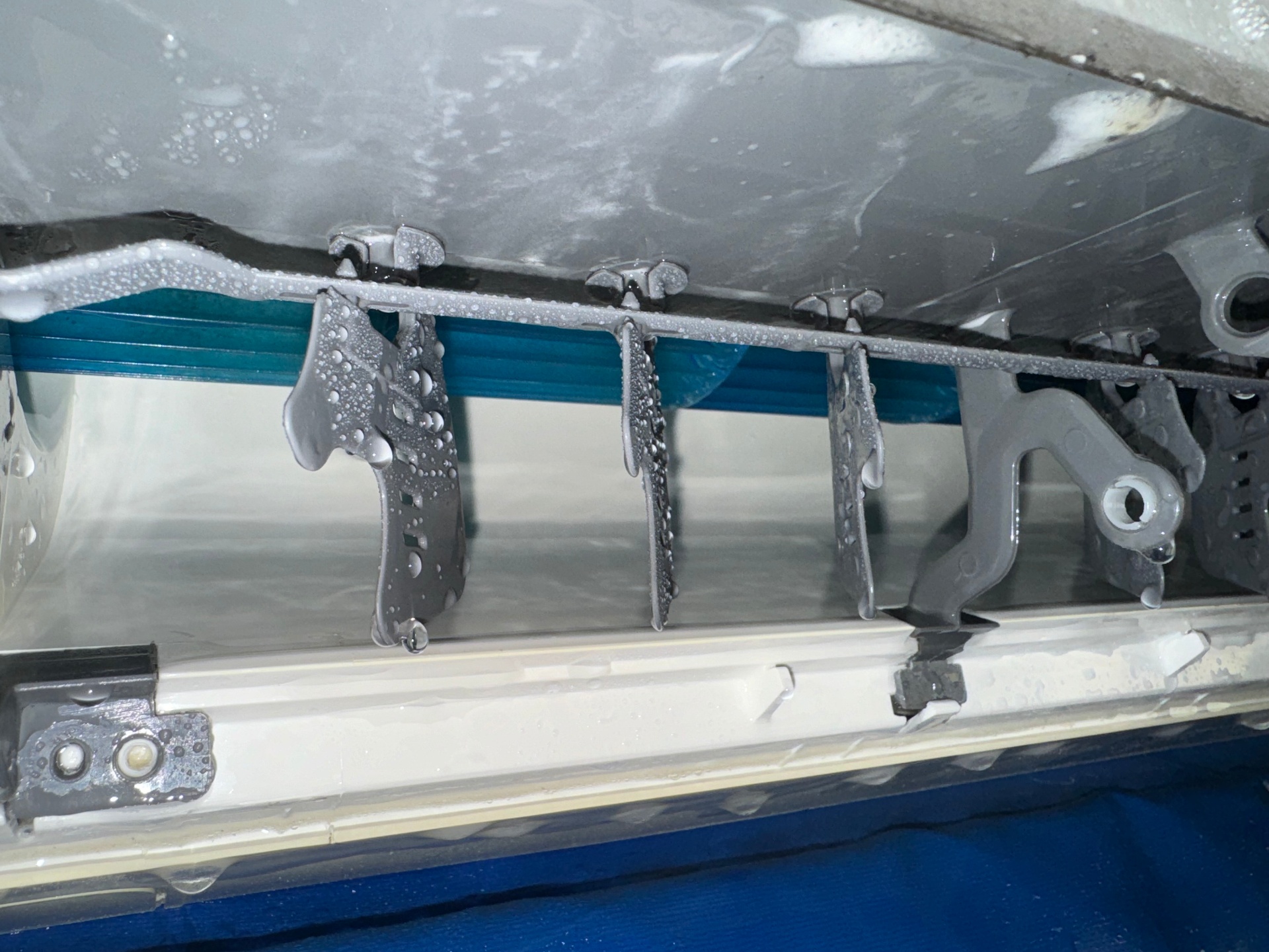 After professional aircon cleaning North Brisbane - Pristine internal components, like new